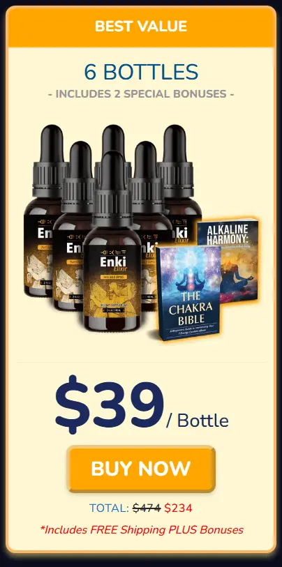 Enki Elixir price 6 bottle